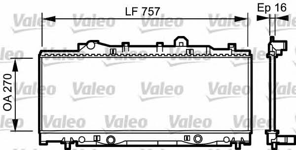 Valeo 731976 Radiator, engine cooling 731976: Buy near me in Poland at 2407.PL - Good price!