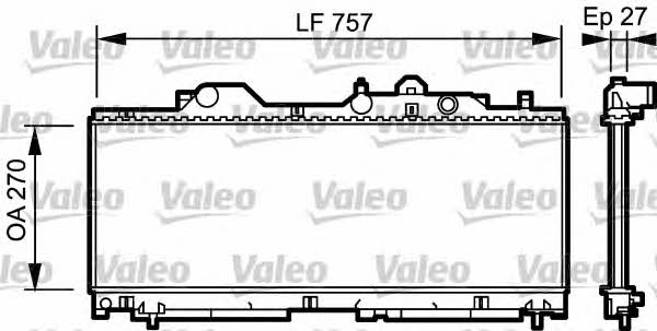 Valeo 731977 Radiator, engine cooling 731977: Buy near me in Poland at 2407.PL - Good price!