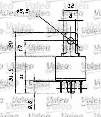 Valeo 643508 Relay, main current 643508: Buy near me in Poland at 2407.PL - Good price!