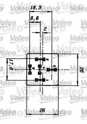 Valeo 643601 Relay, main current 643601: Buy near me in Poland at 2407.PL - Good price!