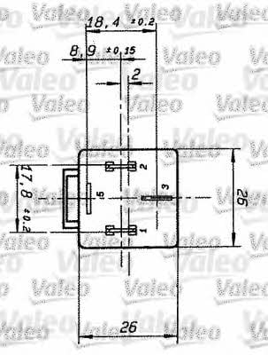 Valeo 643658 Relay, main current 643658: Buy near me in Poland at 2407.PL - Good price!