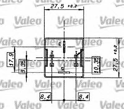 Valeo 643838 Relay, main current 643838: Buy near me in Poland at 2407.PL - Good price!