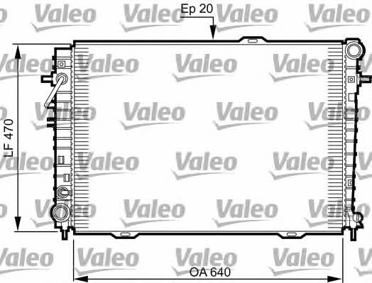 Valeo 735507 Радіатор охолодження двигуна 735507: Приваблива ціна - Купити у Польщі на 2407.PL!
