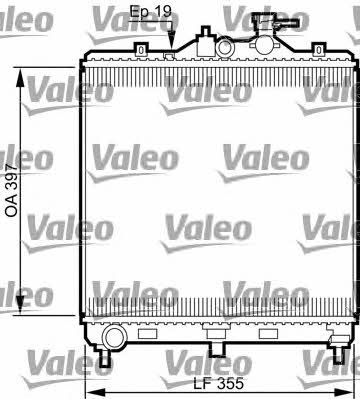 Valeo 735522 Радіатор охолодження двигуна 735522: Приваблива ціна - Купити у Польщі на 2407.PL!