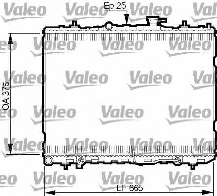 Valeo 735535 Радіатор охолодження двигуна 735535: Приваблива ціна - Купити у Польщі на 2407.PL!
