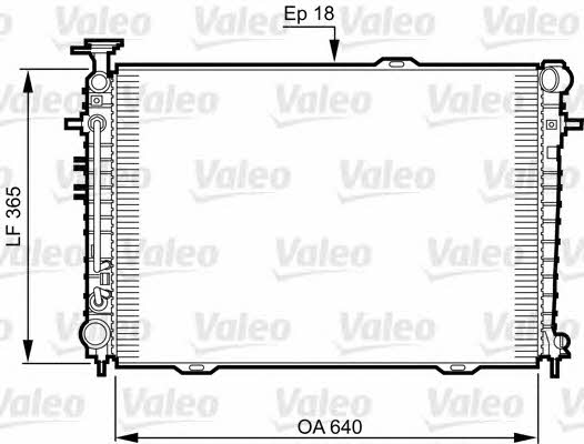 Valeo 735543 Радіатор охолодження двигуна 735543: Приваблива ціна - Купити у Польщі на 2407.PL!