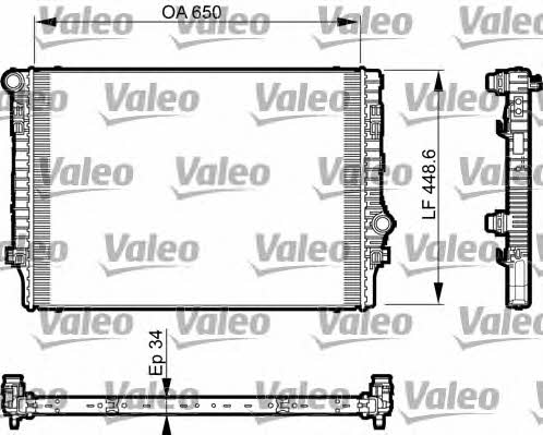 Valeo 735548 Радіатор охолодження двигуна 735548: Купити у Польщі - Добра ціна на 2407.PL!