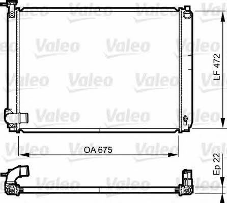 Valeo 735571 Радиатор охлаждения двигателя 735571: Купить в Польше - Отличная цена на 2407.PL!
