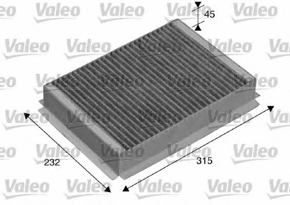 Valeo 715505 Activated Carbon Cabin Filter 715505: Buy near me in Poland at 2407.PL - Good price!