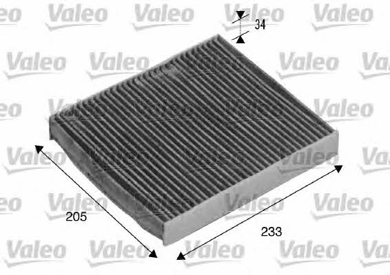Valeo 715511 Activated Carbon Cabin Filter 715511: Buy near me in Poland at 2407.PL - Good price!
