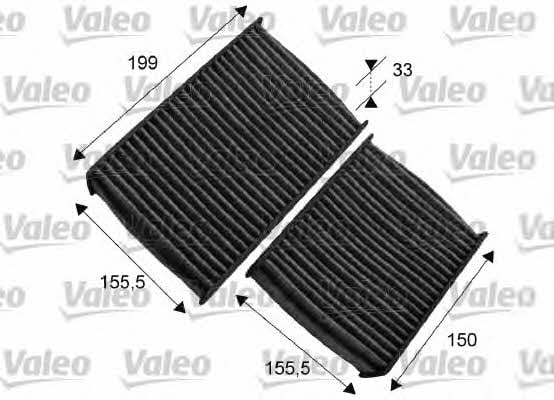 Valeo 715557 Activated Carbon Cabin Filter 715557: Buy near me in Poland at 2407.PL - Good price!