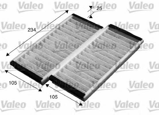 Valeo 715574 Filter, interior air 715574: Buy near me in Poland at 2407.PL - Good price!