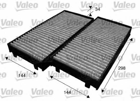 Valeo 715584 Activated Carbon Cabin Filter 715584: Buy near me in Poland at 2407.PL - Good price!