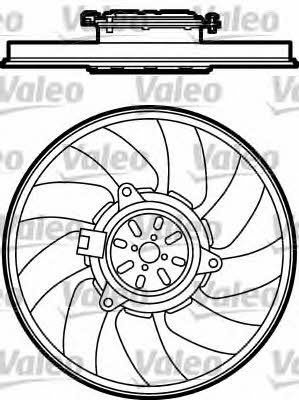 Valeo 696026 Hub, engine cooling fan wheel 696026: Buy near me in Poland at 2407.PL - Good price!