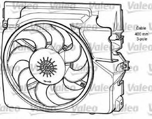 Valeo 696065 Radiator cooling fan motor 696065: Buy near me in Poland at 2407.PL - Good price!