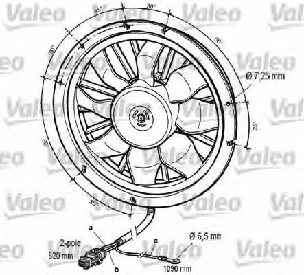 Valeo 696066 Вентилятор радіатора охолодження 696066: Приваблива ціна - Купити у Польщі на 2407.PL!