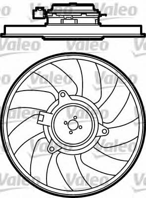 Valeo 696080 Hub, engine cooling fan wheel 696080: Buy near me in Poland at 2407.PL - Good price!