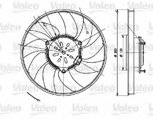 Valeo 696082 Lüfter, Motorkühlung 696082: Kaufen Sie zu einem guten Preis in Polen bei 2407.PL!