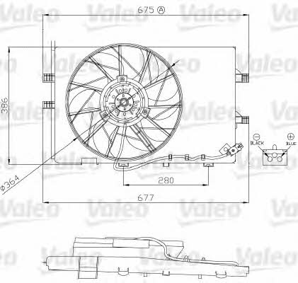 Valeo 696130 Двигатель вентилятора охлаждения радиатора 696130: Купить в Польше - Отличная цена на 2407.PL!