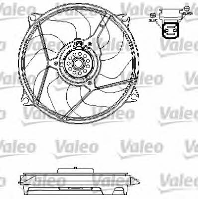 Valeo 696138 Вентилятор радіатора охолодження 696138: Приваблива ціна - Купити у Польщі на 2407.PL!