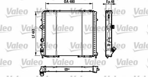 Valeo 732072 Radiator, engine cooling 732072: Buy near me at 2407.PL in Poland at an Affordable price!