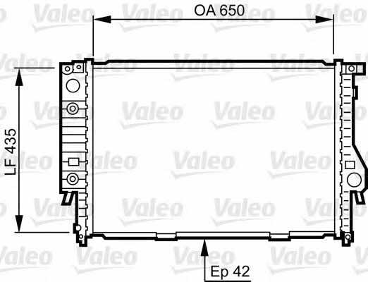 Valeo 732099 Радиатор охлаждения двигателя 732099: Отличная цена - Купить в Польше на 2407.PL!
