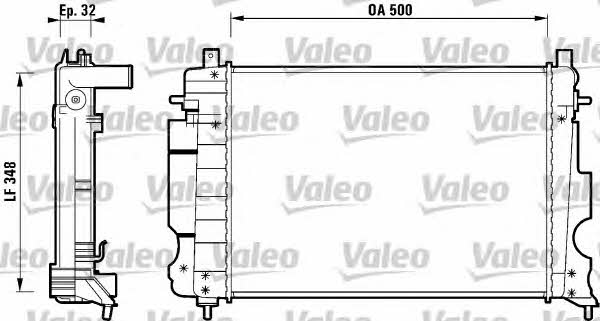 Valeo 732120 Radiator, engine cooling 732120: Buy near me in Poland at 2407.PL - Good price!
