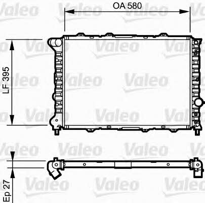 Valeo 732248 Радіатор охолодження двигуна 732248: Приваблива ціна - Купити у Польщі на 2407.PL!