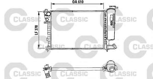 Valeo 230630 Radiator, engine cooling 230630: Buy near me in Poland at 2407.PL - Good price!