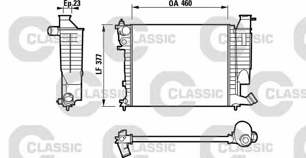 Valeo 232534 Radiator, engine cooling 232534: Buy near me in Poland at 2407.PL - Good price!