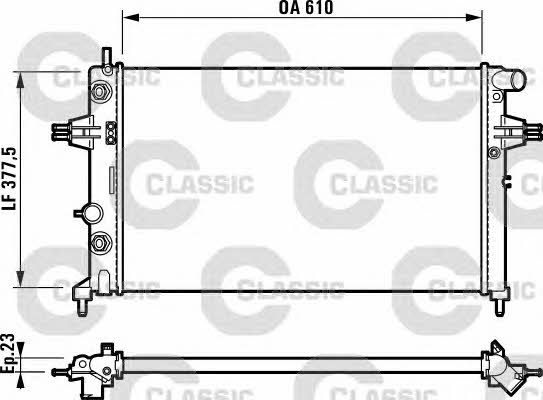 Valeo 232549 Radiator, engine cooling 232549: Buy near me in Poland at 2407.PL - Good price!