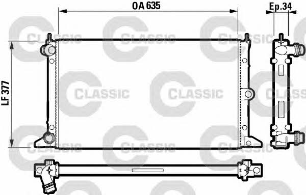 Valeo 232790 Радіатор охолодження двигуна 232790: Приваблива ціна - Купити у Польщі на 2407.PL!