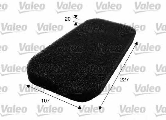 Valeo 716001 Filter, interior air 716001: Buy near me at 2407.PL in Poland at an Affordable price!