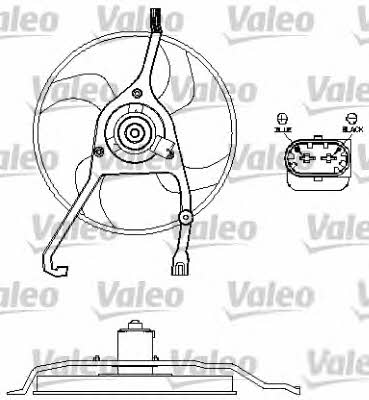 Valeo 696210 Hub, engine cooling fan wheel 696210: Buy near me in Poland at 2407.PL - Good price!