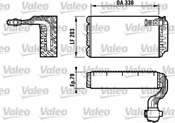Valeo 817090 Испаритель кондиционера 817090: Отличная цена - Купить в Польше на 2407.PL!