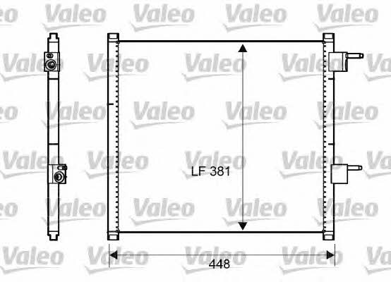 Valeo 817225 Радиатор кондиционера (Конденсатор) 817225: Купить в Польше - Отличная цена на 2407.PL!