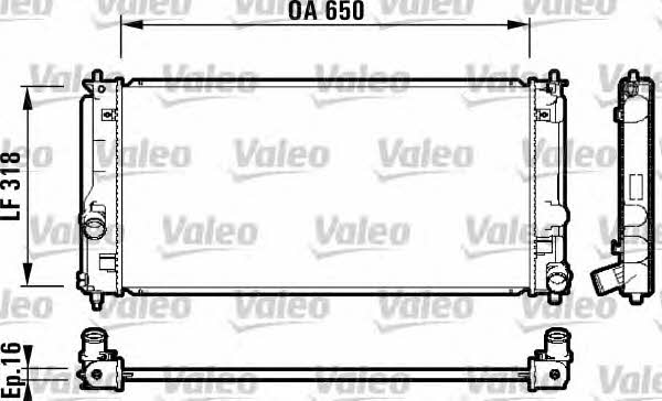 Valeo 732413 Радіатор охолодження двигуна 732413: Приваблива ціна - Купити у Польщі на 2407.PL!