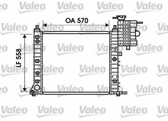 Valeo 732471 Радіатор охолодження двигуна 732471: Приваблива ціна - Купити у Польщі на 2407.PL!