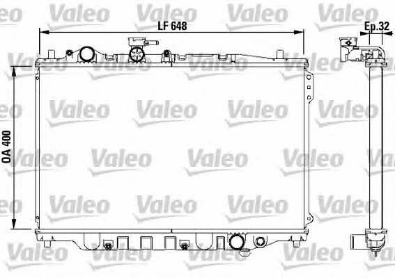 Valeo 732538 Радіатор охолодження двигуна 732538: Приваблива ціна - Купити у Польщі на 2407.PL!