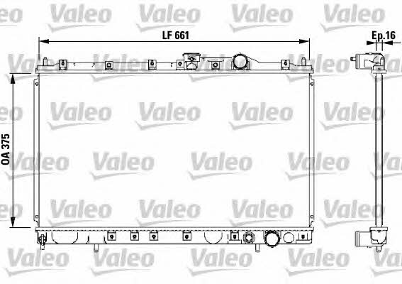 Valeo 732539 Radiator, engine cooling 732539: Buy near me in Poland at 2407.PL - Good price!