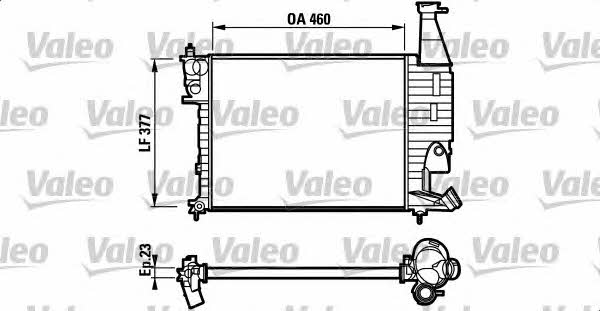 Valeo 732564 Radiator, engine cooling 732564: Buy near me in Poland at 2407.PL - Good price!