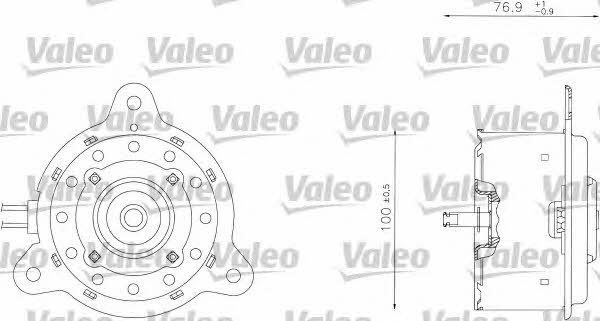 Valeo 698342 Radiator cooling fan motor 698342: Buy near me in Poland at 2407.PL - Good price!