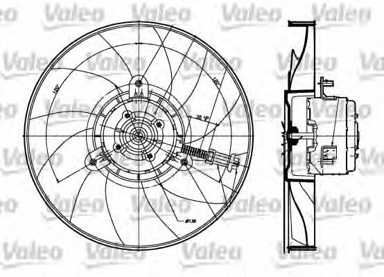 Valeo 698357 Вентилятор радіатора охолодження 698357: Купити у Польщі - Добра ціна на 2407.PL!