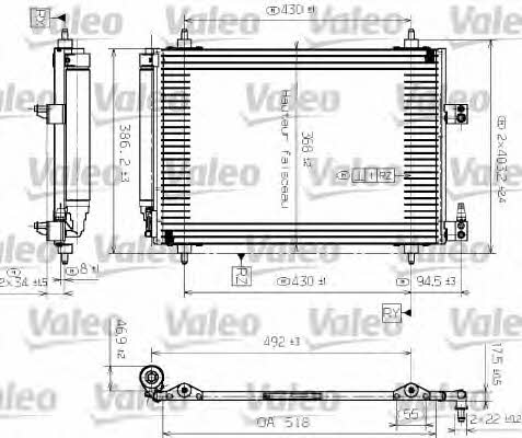 Valeo 817464 Cooler Module 817464: Buy near me in Poland at 2407.PL - Good price!