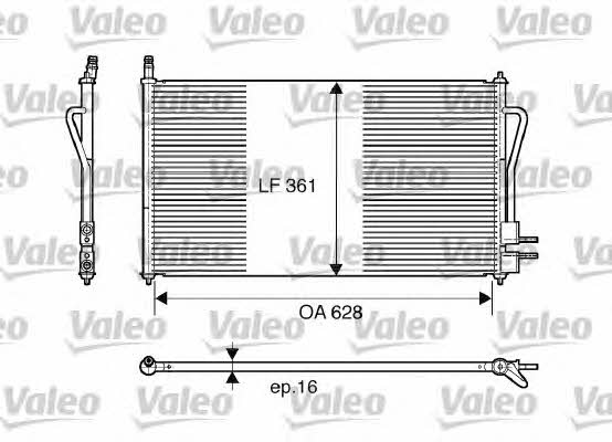 Valeo 817493 Радиатор кондиционера (Конденсатор) 817493: Купить в Польше - Отличная цена на 2407.PL!