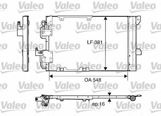 Valeo 817505 Радиатор кондиционера (Конденсатор) 817505: Купить в Польше - Отличная цена на 2407.PL!