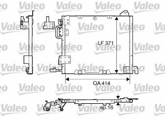 Valeo 817506 Радиатор кондиционера (Конденсатор) 817506: Купить в Польше - Отличная цена на 2407.PL!