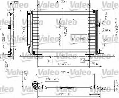 Valeo 817524 Радиатор кондиционера (Конденсатор) 817524: Отличная цена - Купить в Польше на 2407.PL!