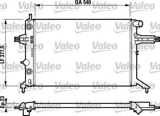 Valeo 732724 Radiator, engine cooling 732724: Buy near me in Poland at 2407.PL - Good price!