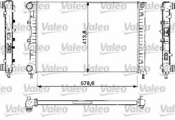 Valeo 732730 Радиатор охлаждения двигателя 732730: Купить в Польше - Отличная цена на 2407.PL!